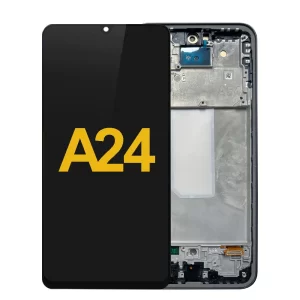 Original components with frame compatible with Samsung A34 LCD display