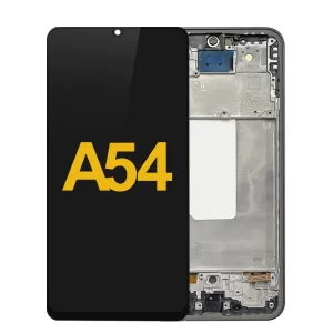 Original components with frame compatible with Samsung A54 LCD display